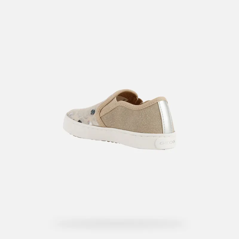 Geox Kilwi Girl beige/silver (J62D5D007ASC0475)