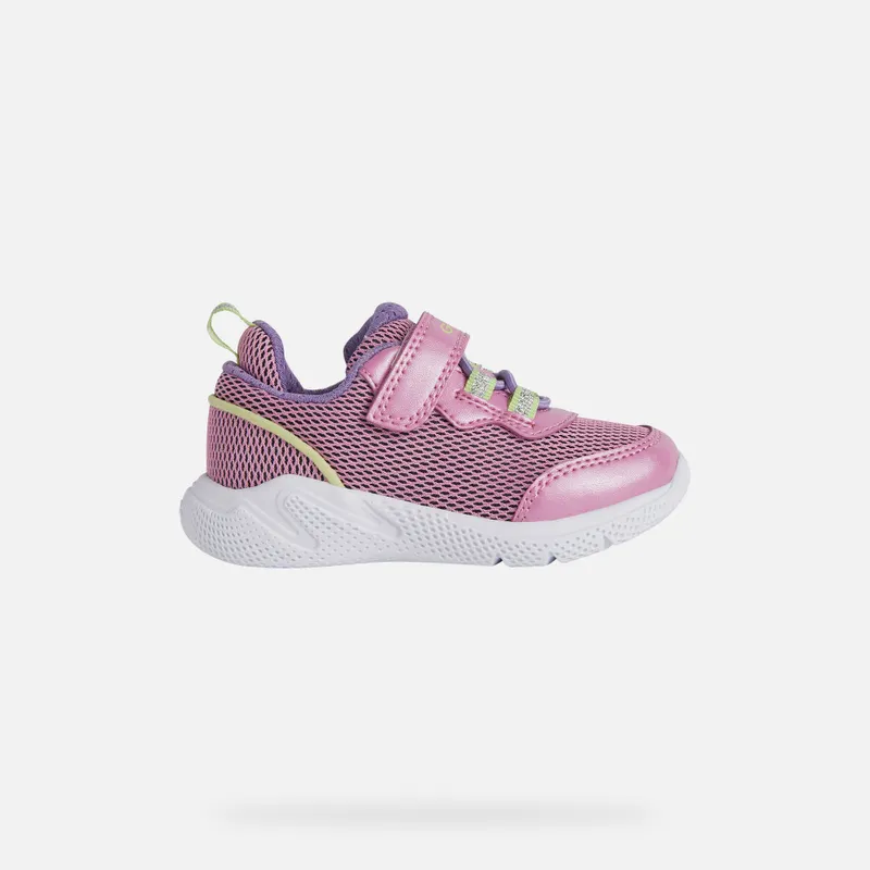 Geox Sprintye Baby fuchsia/acid green (B254TE07TBCC8N3A)