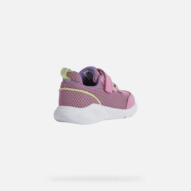 Geox Sprintye Baby fuchsia/acid green (B254TE07TBCC8N3A)