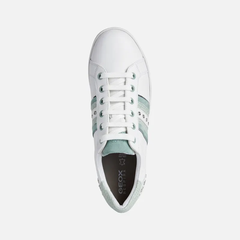 Geox Jaysen Woman white/light green (D151BA08541C0478)
