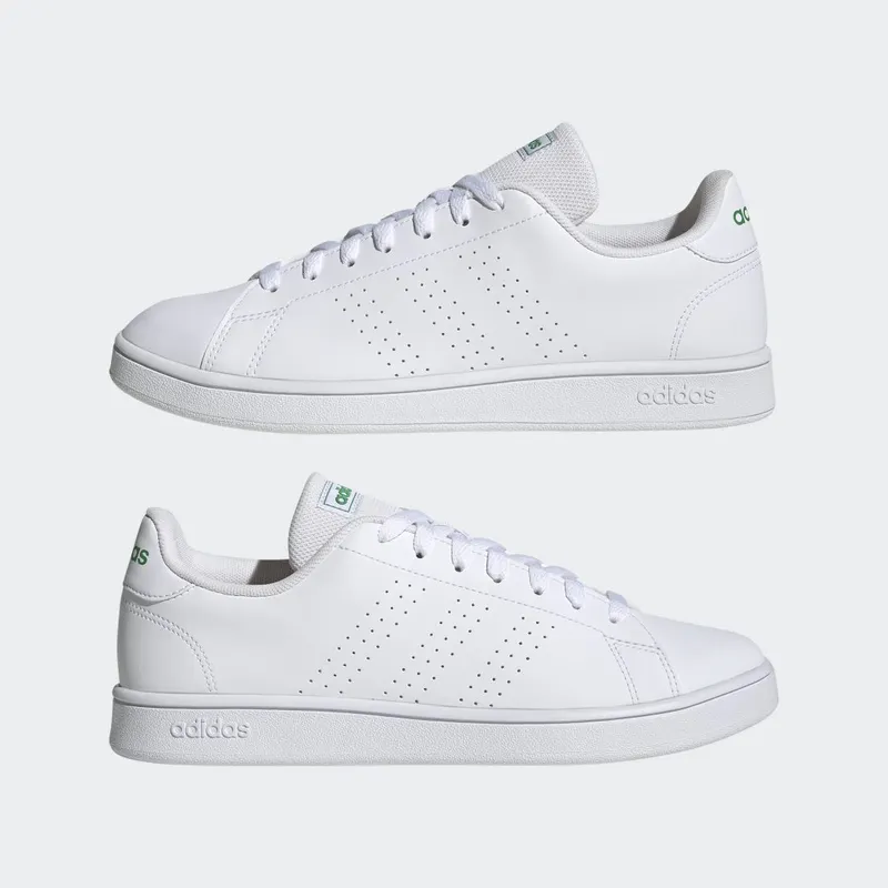 adidas Advantage Base Court Lifestyle Cloud White / Cloud White / Green (GW2063)