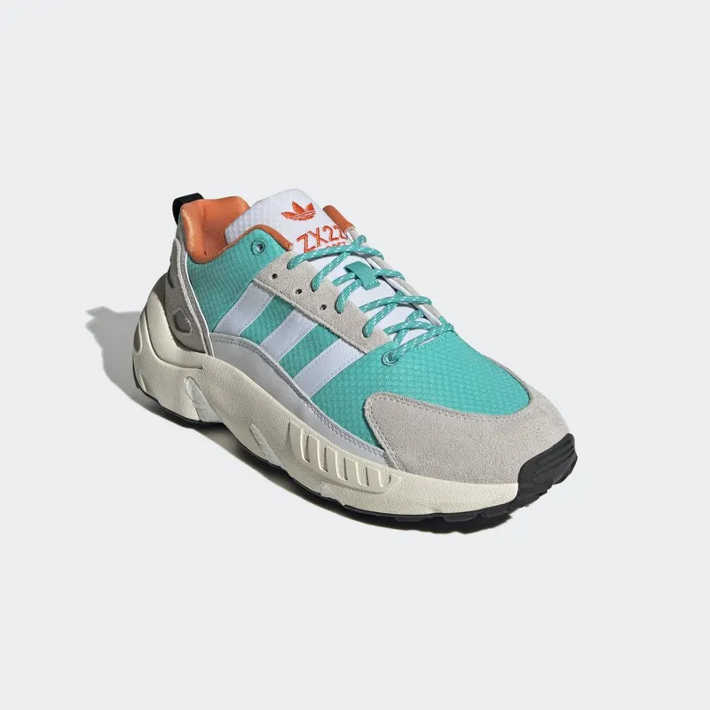 adidas ZX 22 BOOST Cloud White / Semi Mint Rush / Semi Solar Orange (GY6693)