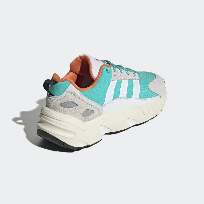 adidas ZX 22 BOOST Cloud White / Semi Mint Rush / Semi Solar Orange (GY6693)