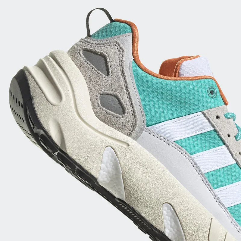 adidas ZX 22 BOOST Cloud White / Semi Mint Rush / Semi Solar Orange (GY6693)