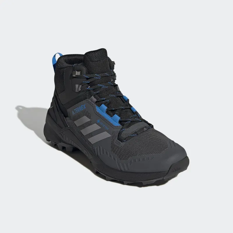adidas Terrex Swift R3 Mid GORE-TEX Hiking Core Black / Grey Three / Blue Rush (GZ0347)