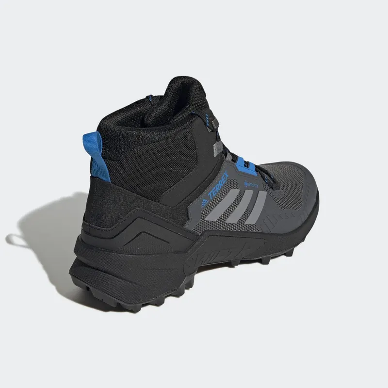 adidas Terrex Swift R3 Mid GORE-TEX Hiking Core Black / Grey Three / Blue Rush (GZ0347)