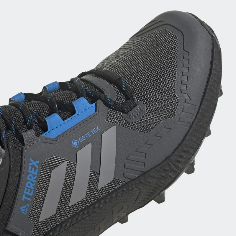 adidas Terrex Swift R3 Mid GORE-TEX Hiking Core Black / Grey Three / Blue Rush (GZ0347)