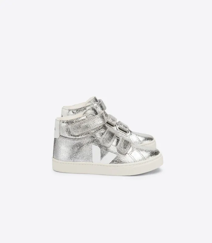 Veja ESPLAR MID FURED SUEDE SILVER WHITE (MF0902723)