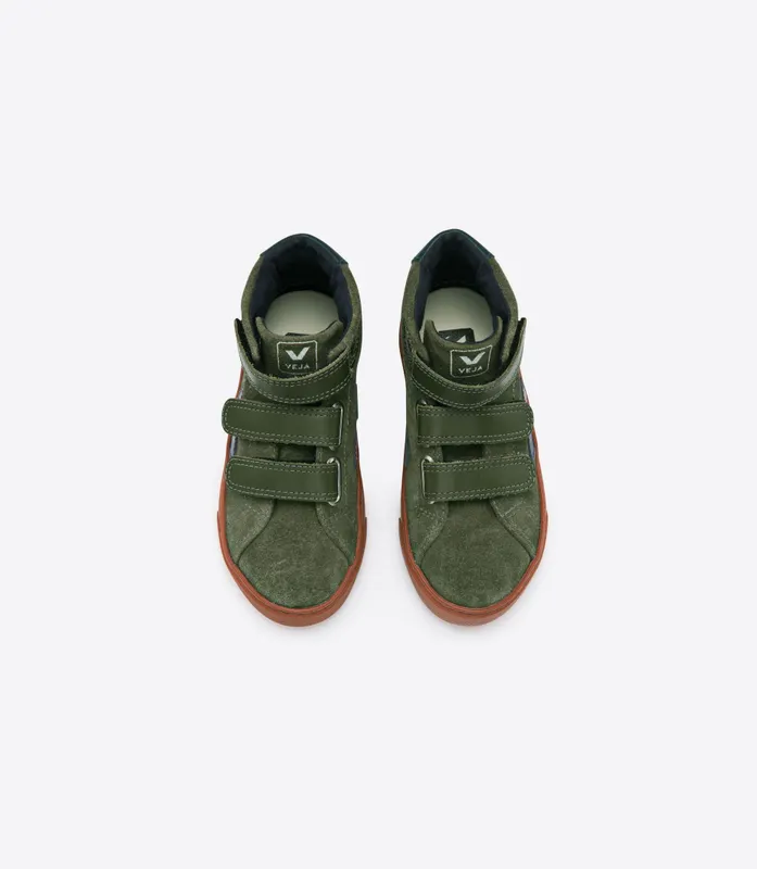 Veja ESPLAR MID SUEDE OLIVE RUST SOLE (RMV031772)