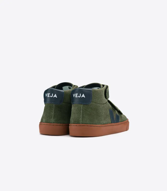 Veja ESPLAR MID SUEDE OLIVE RUST SOLE (RMV031772)