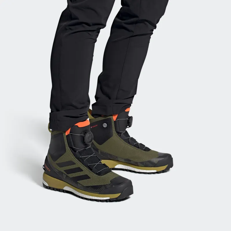 adidas Terrex Conrax BOA RAIN.RDY Hiking Focus Olive / Core Black / Pulse Olive (GY1156)