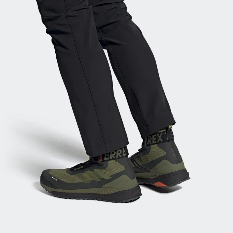 adidas Terrex Free Hiker COLD.RDY Hiking Focus Olive / Pulse Olive / Impact Orange (GY6757)
