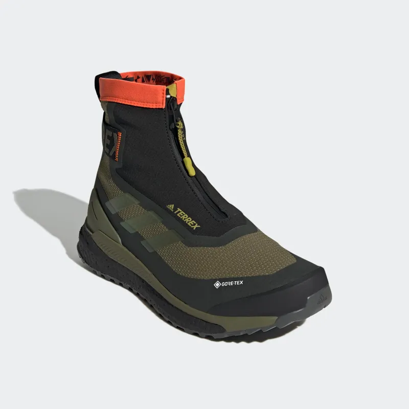 adidas Terrex Free Hiker COLD.RDY Hiking Focus Olive / Pulse Olive / Impact Orange (GY6757)