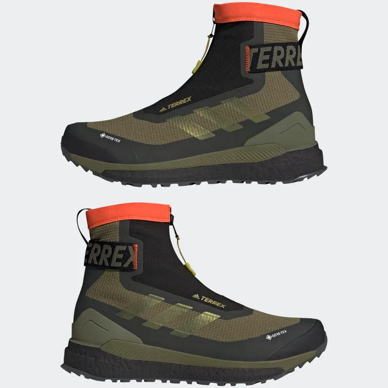 adidas Terrex Free Hiker COLD.RDY Hiking Focus Olive / Pulse Olive / Impact Orange (GY6757)