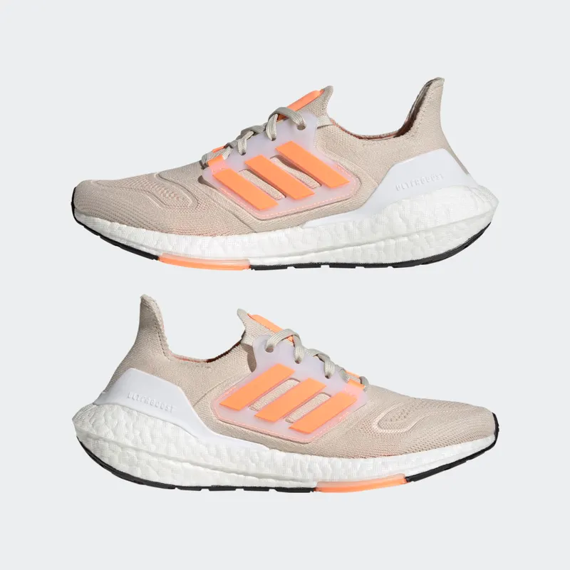 adidas ULTRABOOST 22 SCHOENEN Aluminium / Beam Orange / Core Black (GX6666)