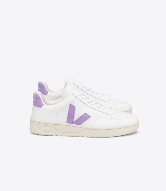 Veja V-12 LEATHER WHITE LAVANDE (XD0202704)