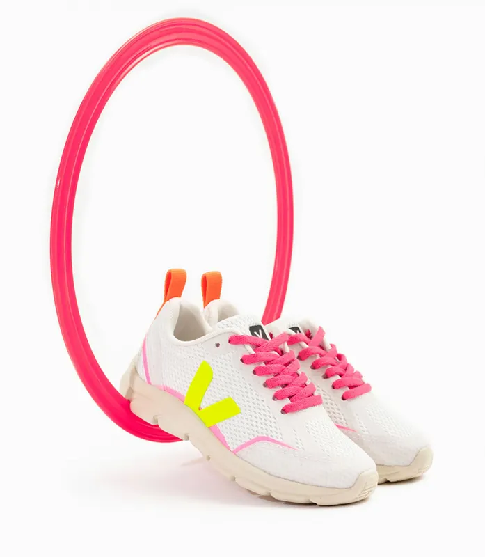 Veja CANARY VEJA X BONTON WHITE JAUNE FLUO CANDY (CRL012278)