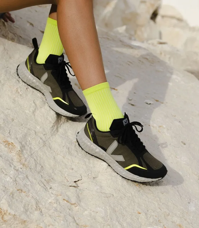 Veja CONDOR MESH KAKI OXFORD GREY SOLE (CD012341)