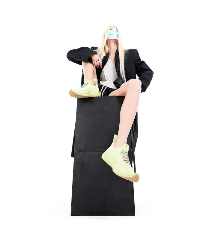 Veja V-KNIT VEJA X RICK OWENS FULL ACID YELLOW (OL102462)