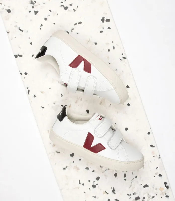 Veja ESPLAR LEATHER WHITE MARSALA BLACK (RSV021969)