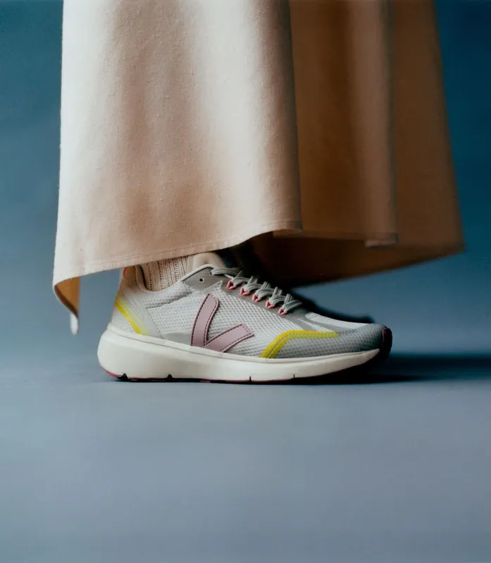 Veja CONDOR 2 ALVEOMESH NATURAL BABE JAUNE FLUO (CL0102658)