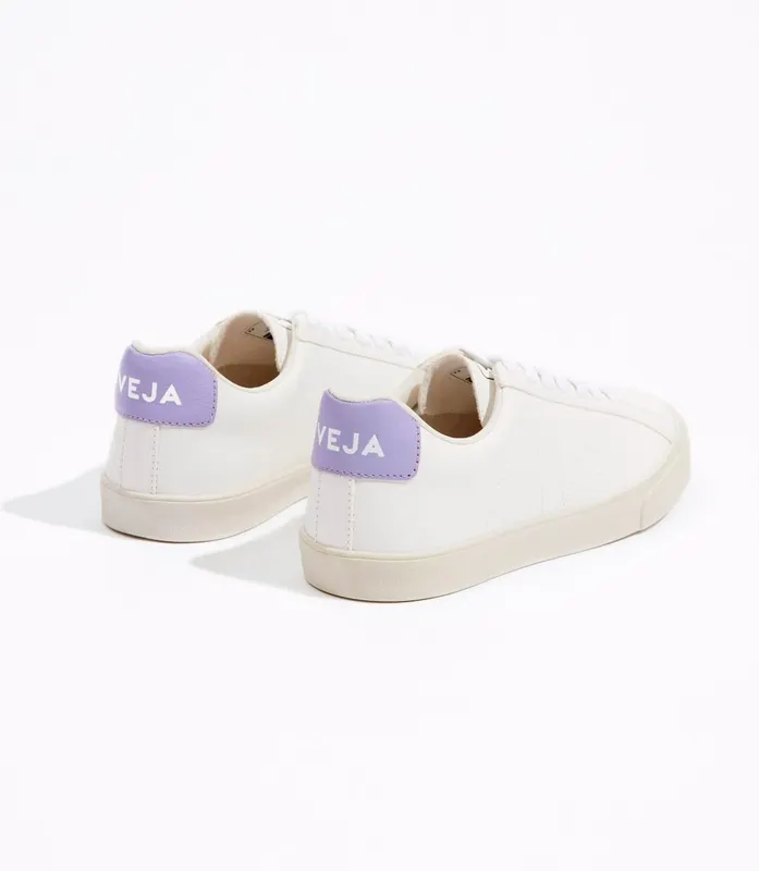 Veja ESPLAR CHROMEFREE LEATHER WHITE LAVANDE (EA0502619)