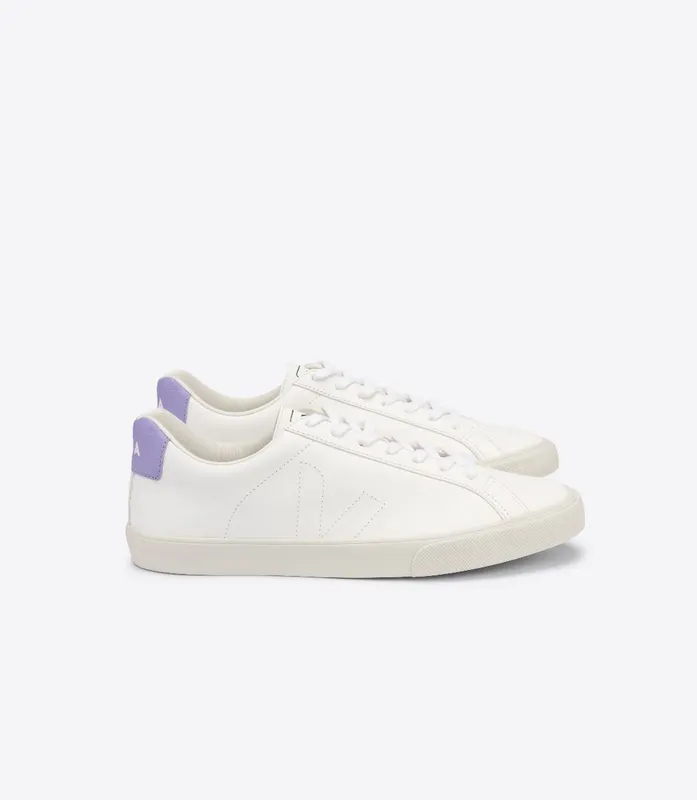 Veja ESPLAR CHROMEFREE LEATHER WHITE LAVANDE (EA0502619)