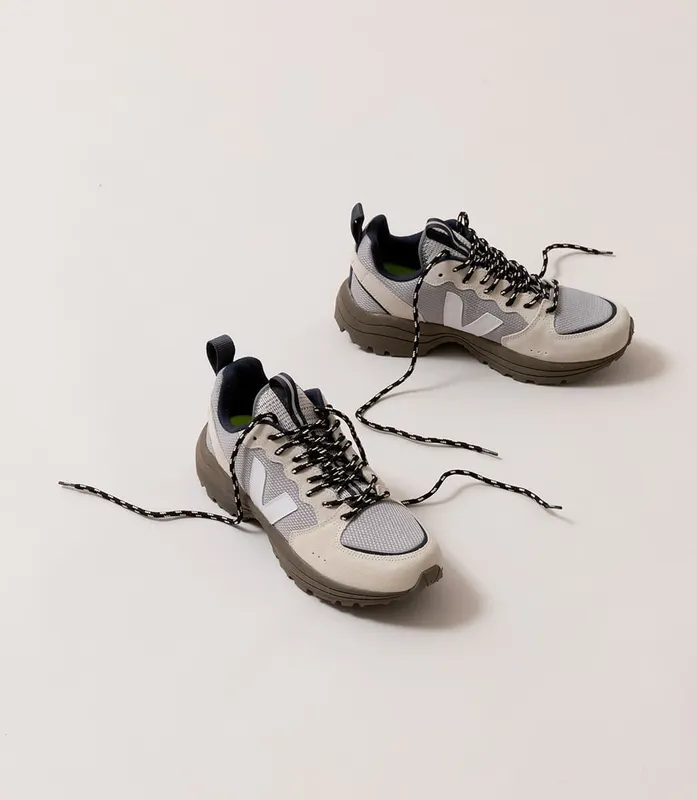 Veja VENTURI B-MESH SILVER WHITE KAKI SOLE (VT012264)