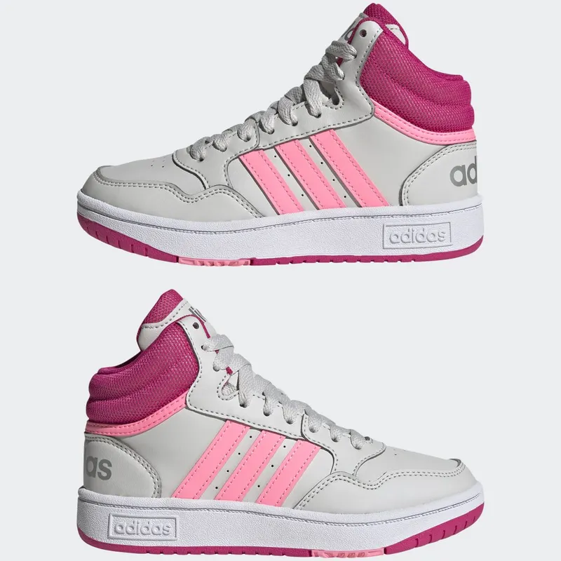 adidas Hoops Mid Grey One / Beam Pink / Team Real Magenta (GZ1929)