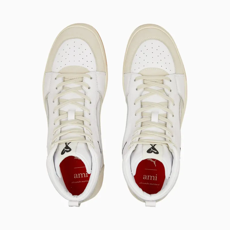 Puma x AMI Slipstream Mid Wit (384342-01)