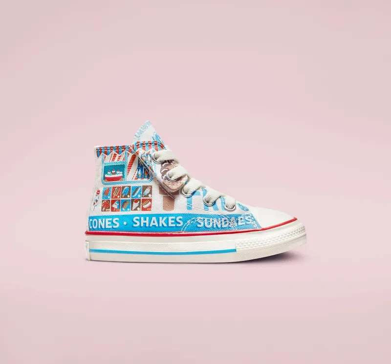 Converse Chuck 70 Easy-On Frozen Treats Wit/baltic Blue/soft Red (A00397C)