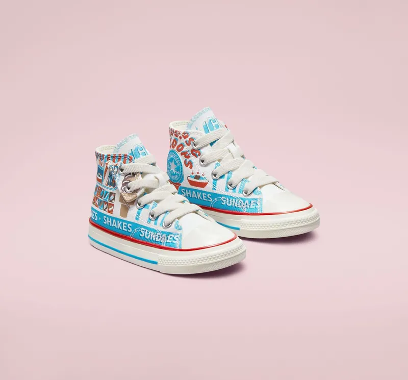 Converse Chuck 70 Easy-On Frozen Treats Wit/baltic Blue/soft Red (A00397C)
