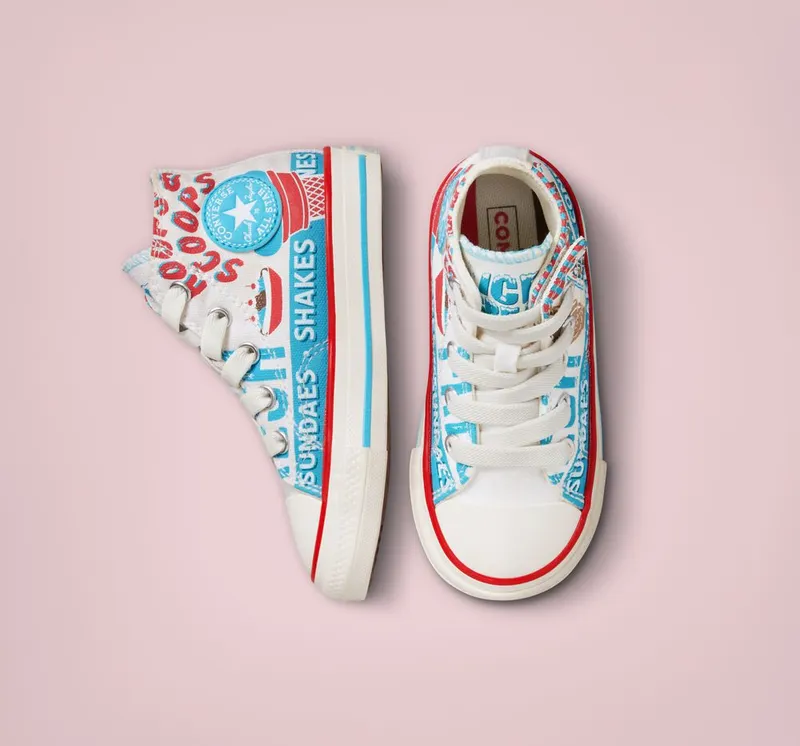 Converse Chuck 70 Easy-On Frozen Treats Wit/baltic Blue/soft Red (A00397C)