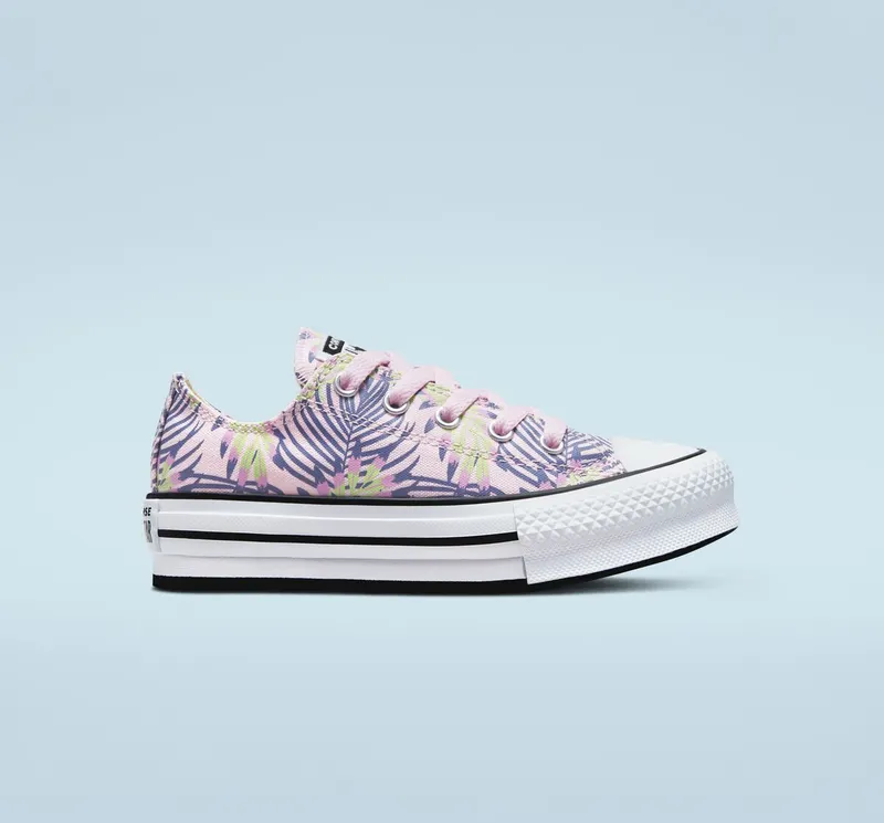 Converse Chuck Taylor All Star EVA Lift Platform Bright Plants Pink Foam/washed Indigo (A00447C)