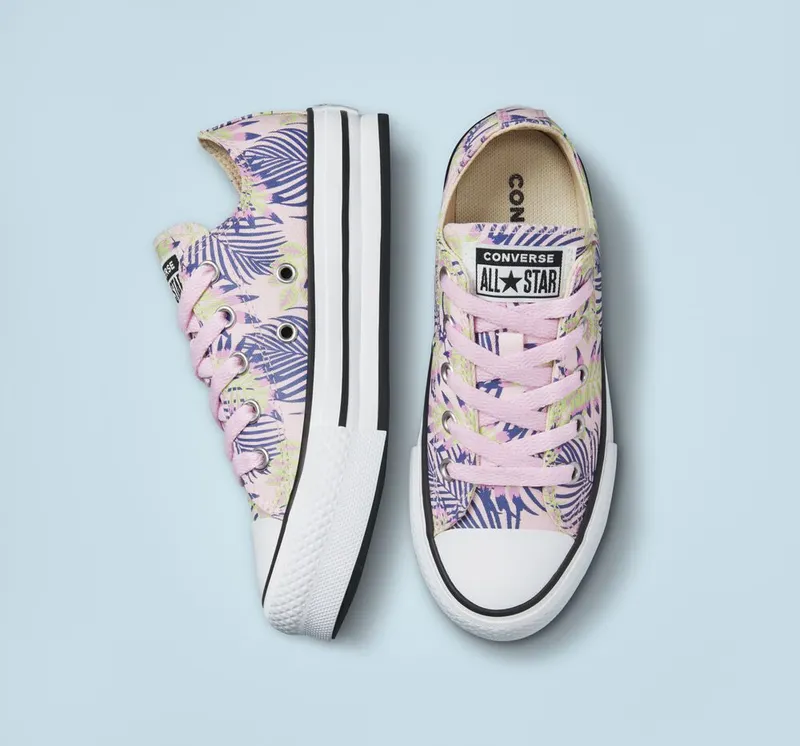Converse Chuck Taylor All Star EVA Lift Platform Bright Plants Pink Foam/washed Indigo (A00447C)