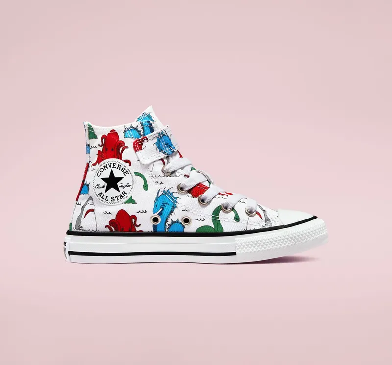 Converse Chuck Taylor All Star Easy-On Sea Monsters Wit/multi/zwart (A01622C)