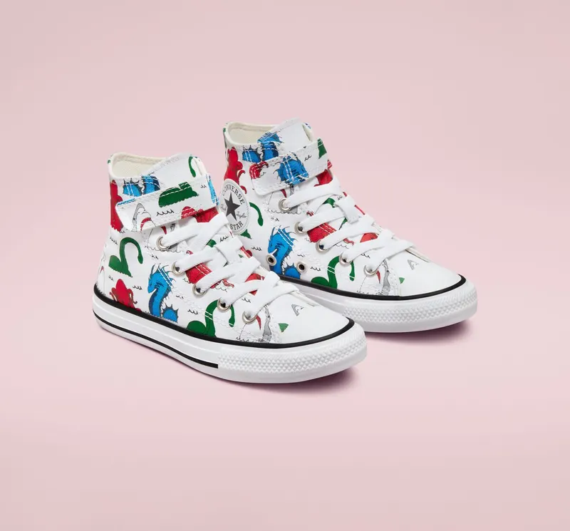 Converse Chuck Taylor All Star Easy-On Sea Monsters Wit/multi/zwart (A01622C)