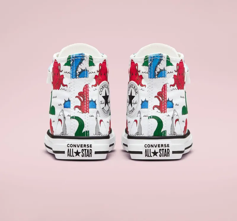 Converse Chuck Taylor All Star Easy-On Sea Monsters Wit/multi/zwart (A01622C)