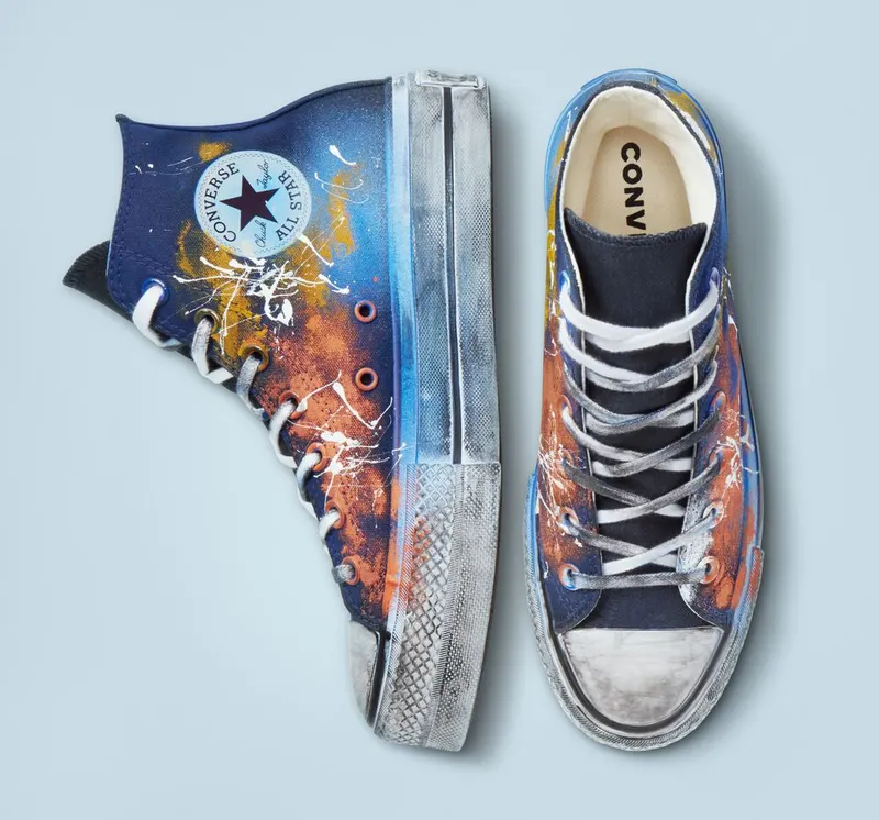 Converse Chuck Taylor All Star Lift Platform Multicolor Splash Multicolor Splash (A03258C)