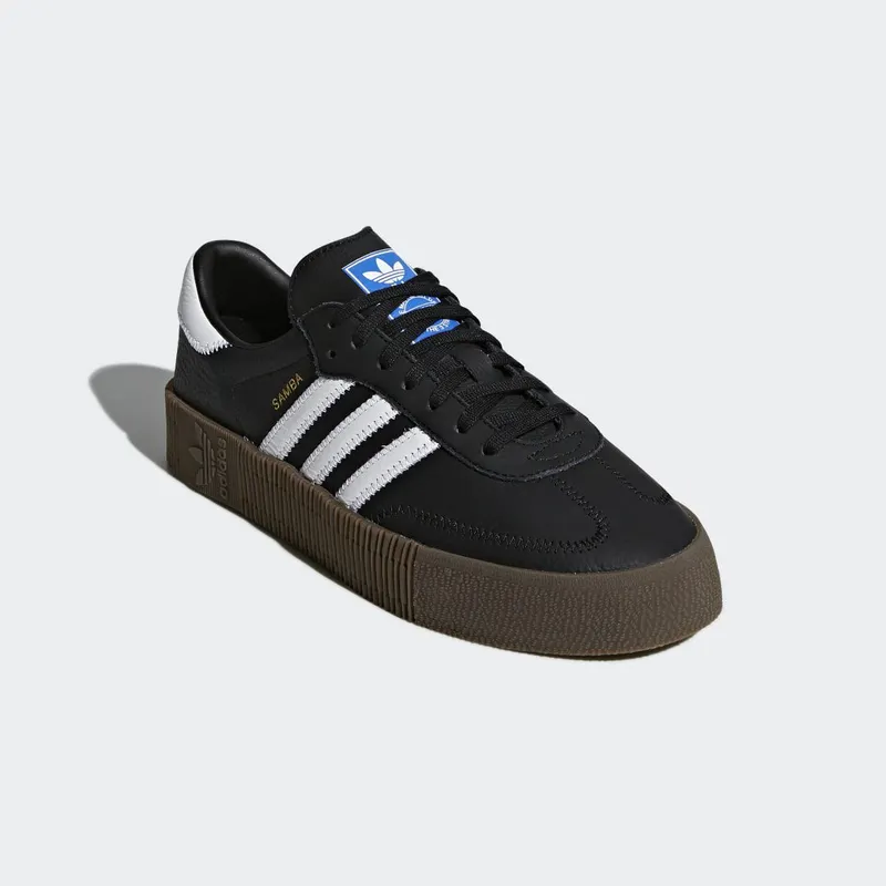 adidas SAMBAROSE Core Black / Cloud White / Gum5 (B28156)