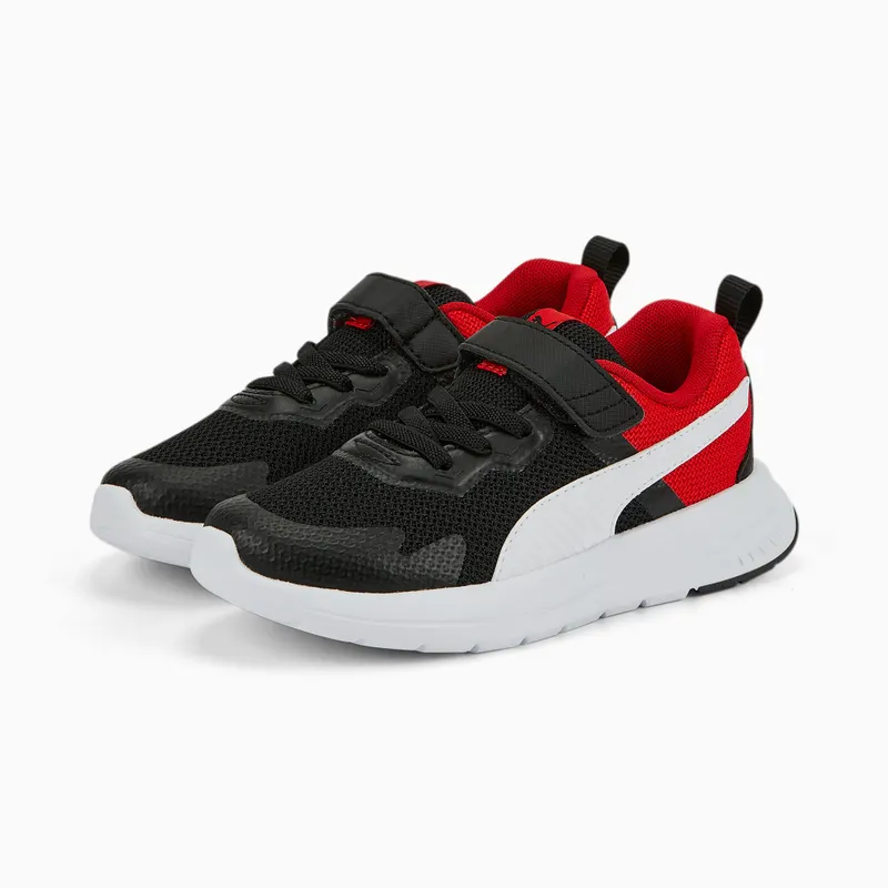Puma Evolve Run mesh met alternatieve sluiting Wit/Zwart (386239-01)