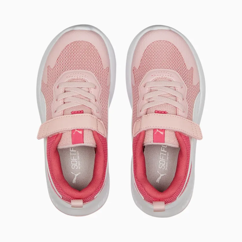 Puma Evolve Run mesh met alternatieve sluiting Wit/Bruin (386239-03)