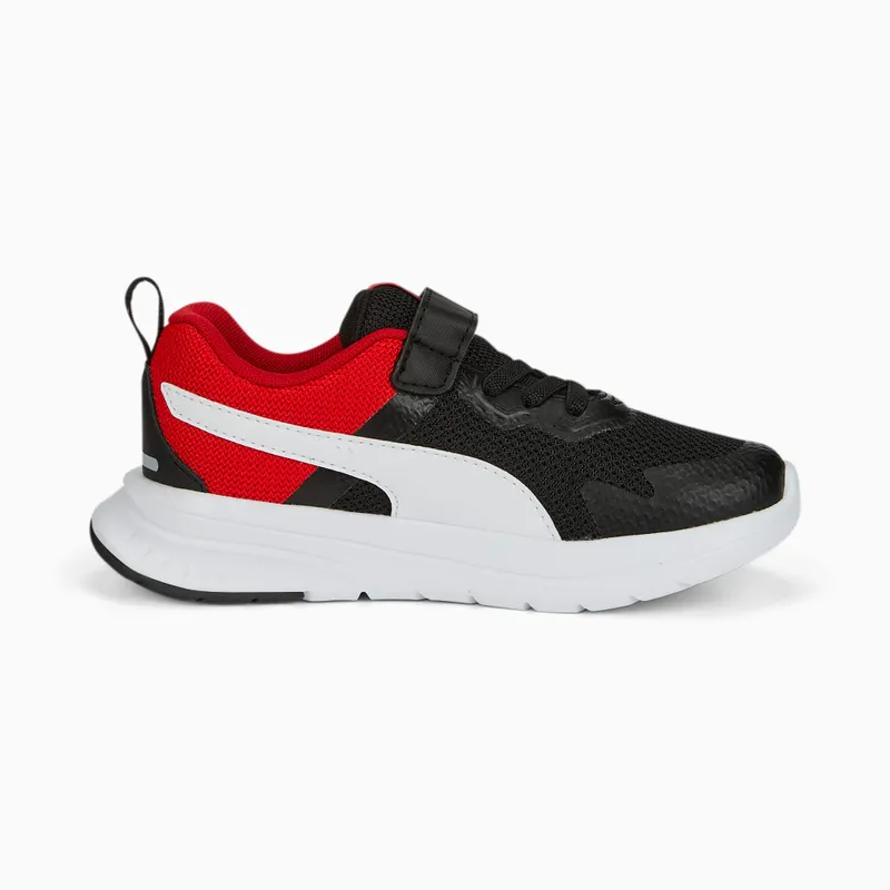 Puma Evolve Run mesh met alternatieve sluiting Wit/Zwart (386239-01)