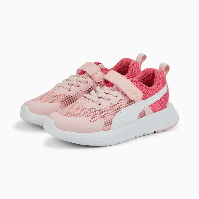 Puma Evolve Run mesh met alternatieve sluiting Wit/Bruin (386239-03)