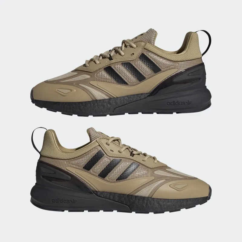 adidas ZX 2K BOOST 2.0 Beige Tone / Core Black / Orange Rush (GY8516)