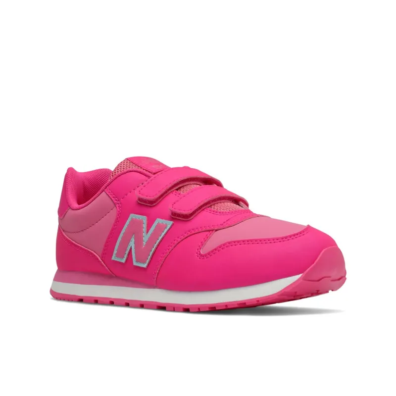 New Balance 500 Hook & Loop Pink Glo / Blue Chill (GV500V1-36278)