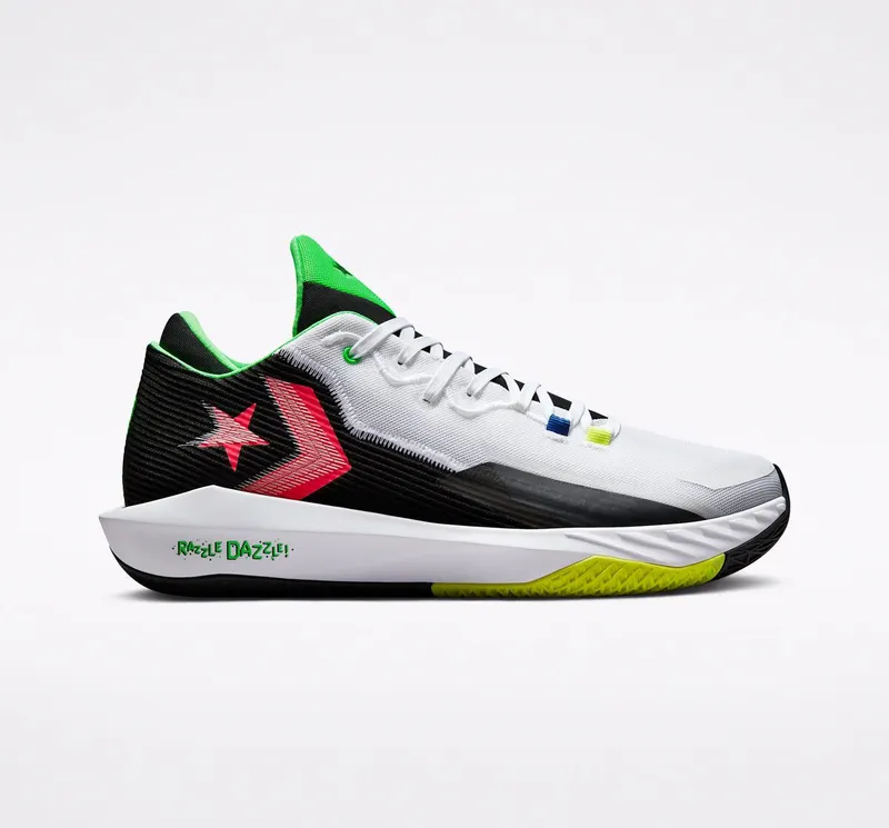 Converse All Star BB Jet NBA Jam Wit/solar Red/zwart (171634C)