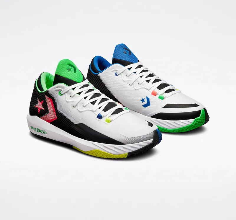 Converse All Star BB Jet NBA Jam Wit/solar Red/zwart (171634C)