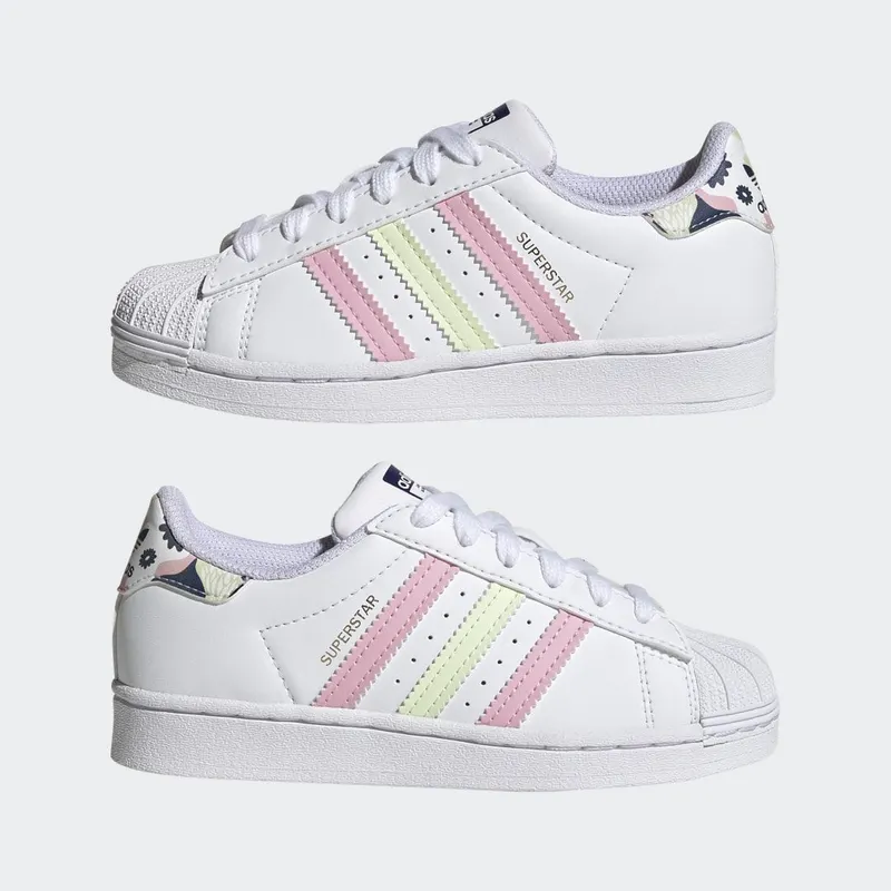 adidas Superstar Cloud White / Almost Lime / True Pink (GY3331)
