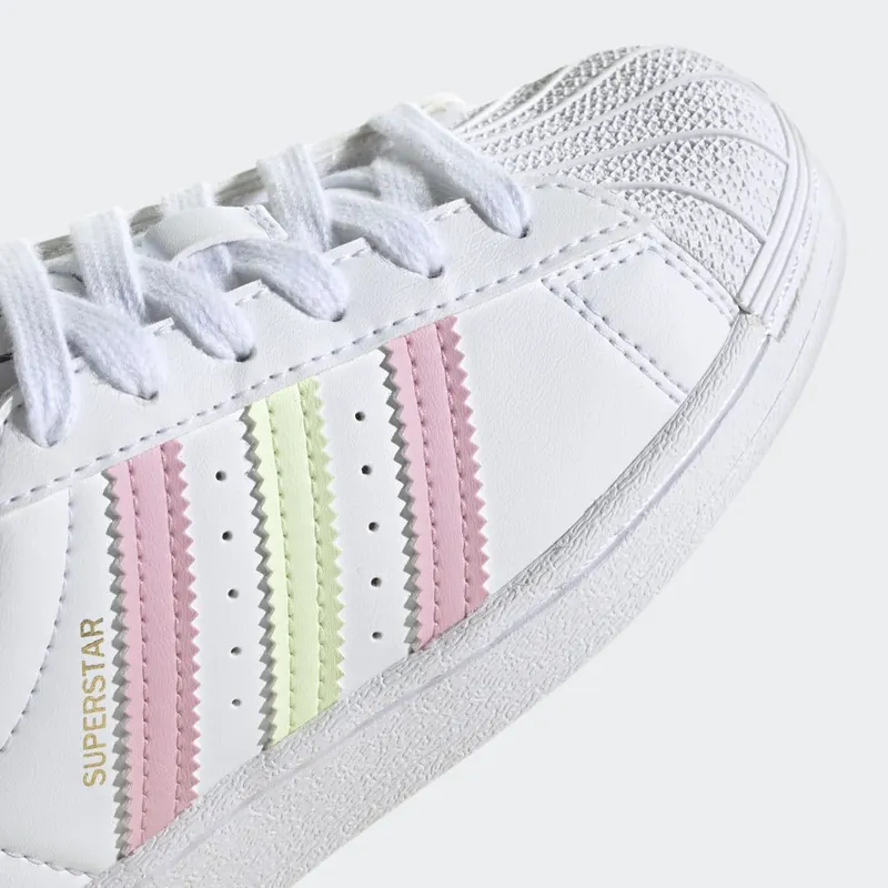 adidas Superstar Cloud White / Almost Lime / True Pink (GY3331)